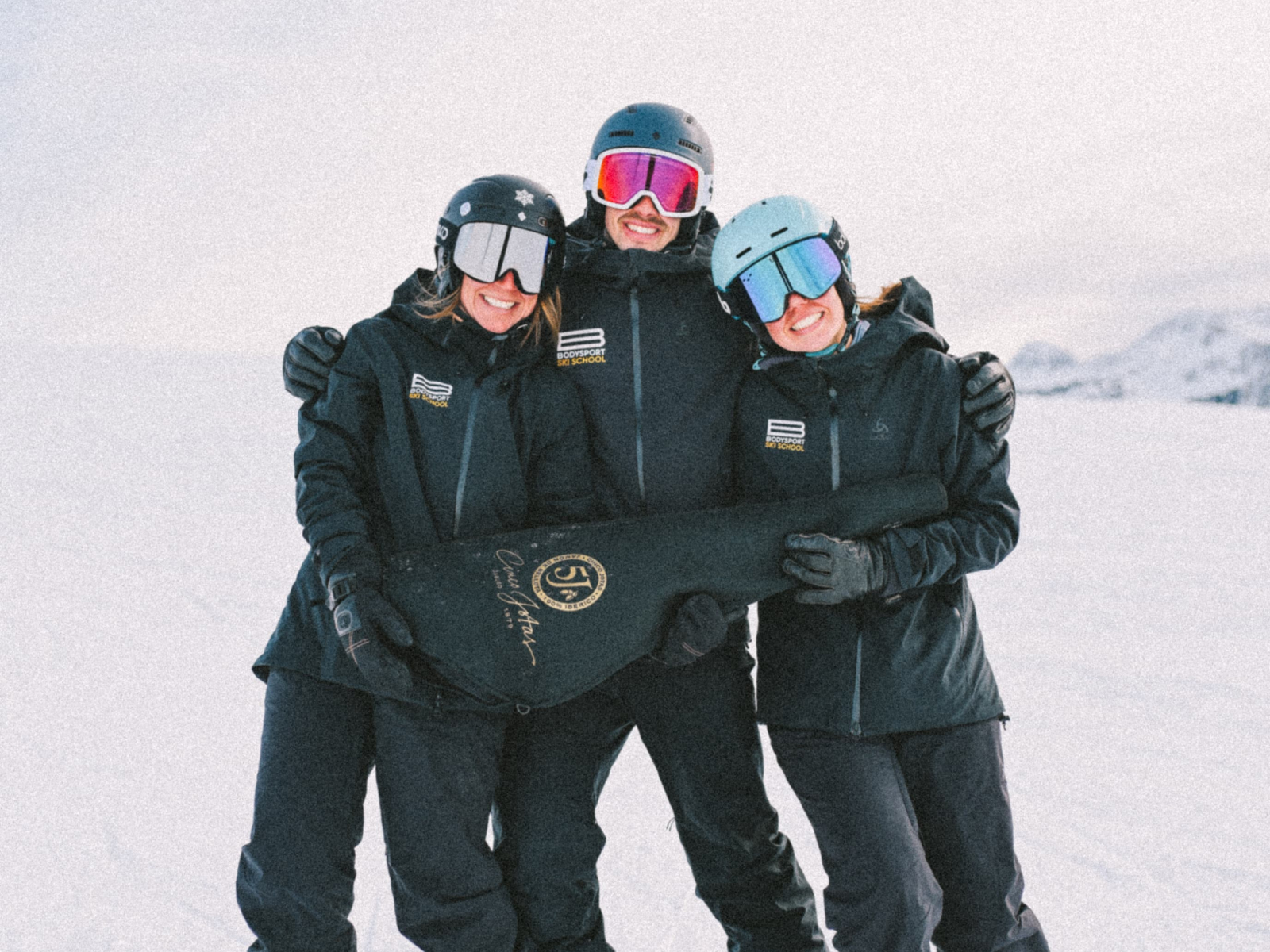 Teambuilding in the snow